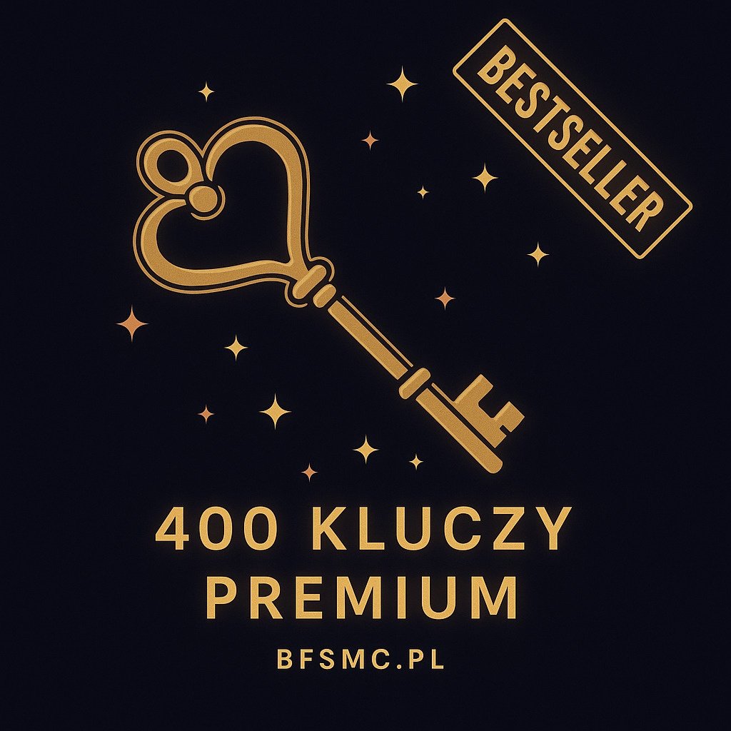 400x kluczy premium