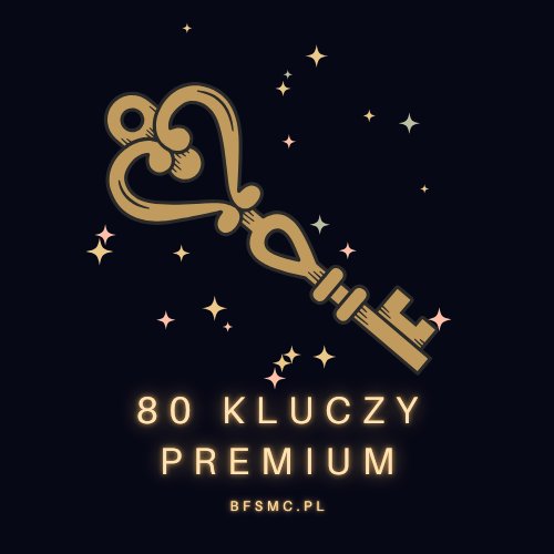 80x kluczy premium
