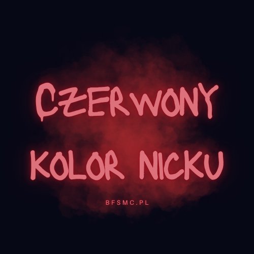 CZERWONY KOLOR NICKU