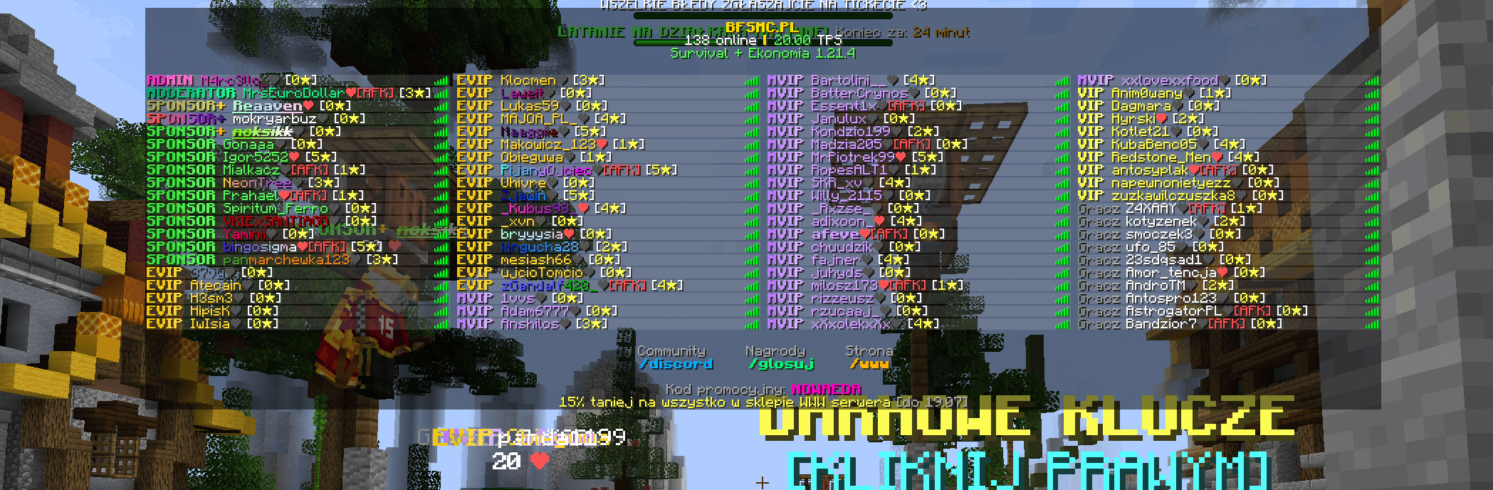 NOWA EDYCJA SURVIVAL + EKONOMIA 1.21.4 - GRAMY!