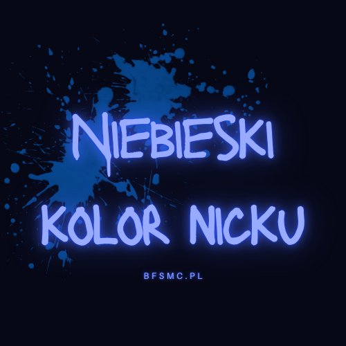 NIEBIESKI KOLOR NICKU