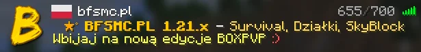 NOWY REKORD GRACZY NA SERWERZE MINECRAFT