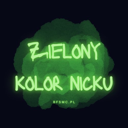 ZIELONY KOLOR NICKU
