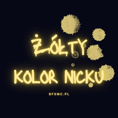 ZOLTY KOLOR NICKU